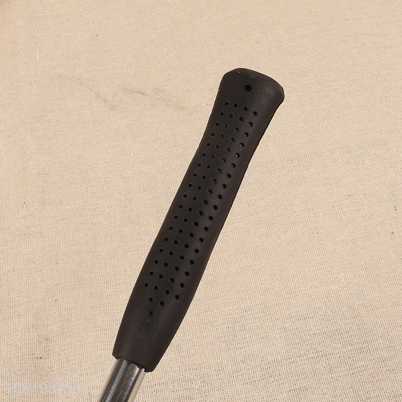 Yiwu market professional black heavy duty rubber hammer with steel handle