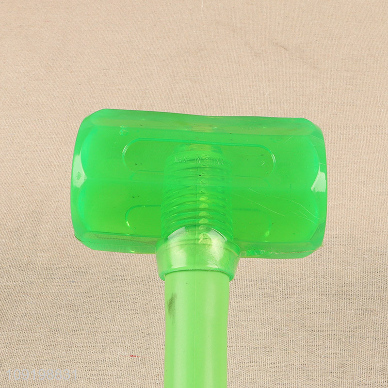 New product plastic handle elastic rubber hammer for hardware tool