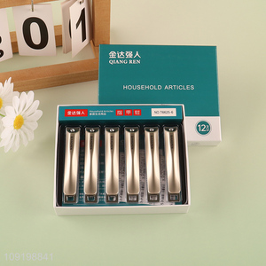 Online Wholesale 12PCS Heavy Duty Carbon Steel Nail Clippers Nail Cutters