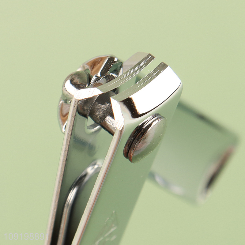 High Quality 12PCS Heavy Duty Carbon Steel Nail Clippers with Curved Blade