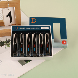 Factory Supply 12PCS Durable Ultra Sharp Nail Clippers Finger Nail Cutters