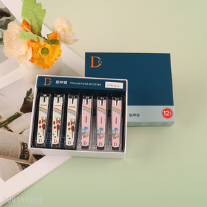 New Arrival 12PCS Carbon Steel Nail Clippers Ultra Sharp Nail Cutters