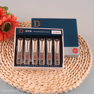 Factory Supply 12PCS Carbon Steel Nail Clippers Nail Cutters for Adults