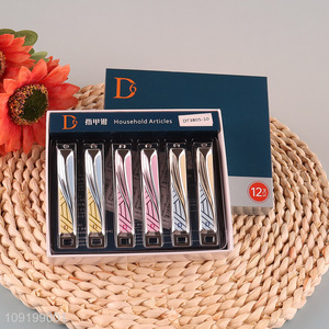 China Imports 12PCS Ultra Sharp Carbon Steel Fingernail Toenail Clippers