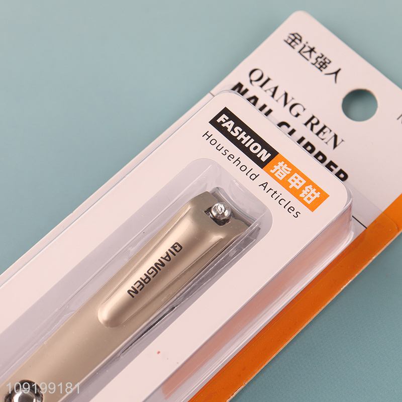 China Imports Durable Carbon Steel Nail Clippers with Nail File