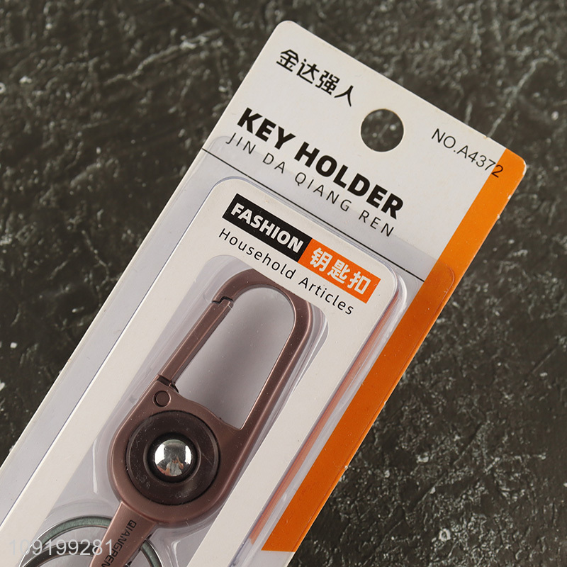 Factory Supply Zinc Alloy Metal Keychain Key Ring Key Organizer