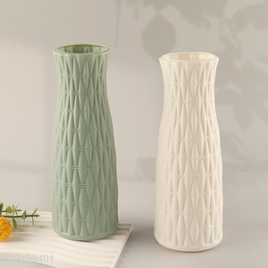 New Arrival Plastic Flower Vase Tall Bud Vase for Wedding Decor