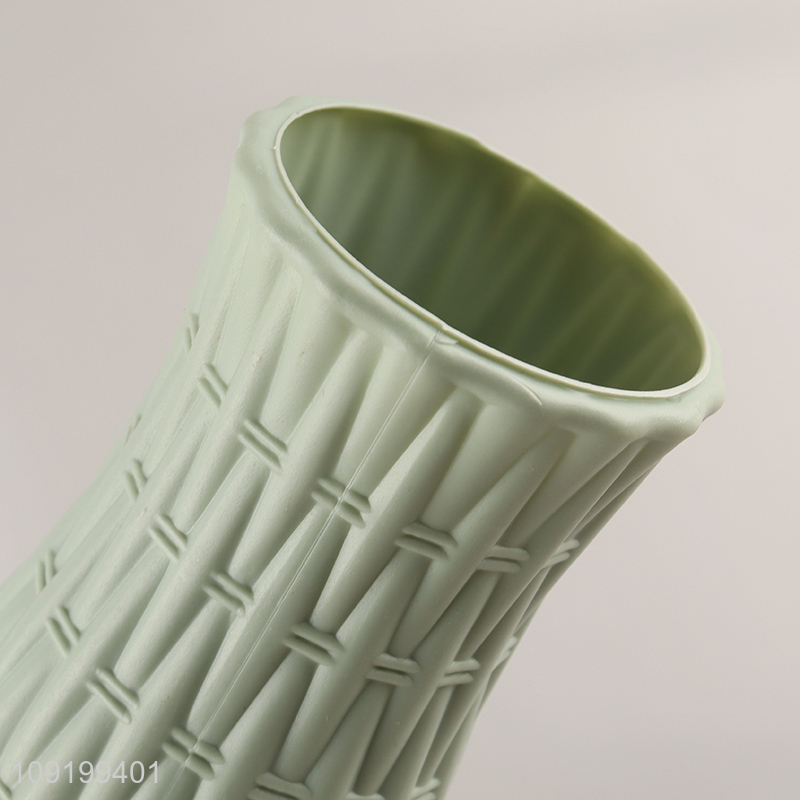 New Arrival Plastic Flower Vase Tall Bud Vase for Wedding Decor