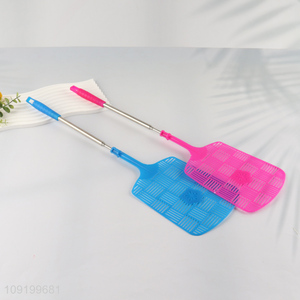 Wholesale Telescopic Fly Swatter Manual Plastic Fly Swatter for Indoor Outdoor