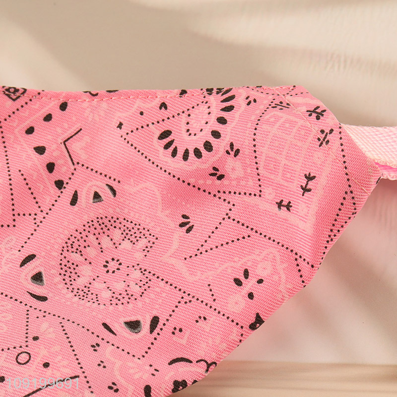 Good Quality Dog Bandana Custom Printed Adjustable Dog Bandana Scarf