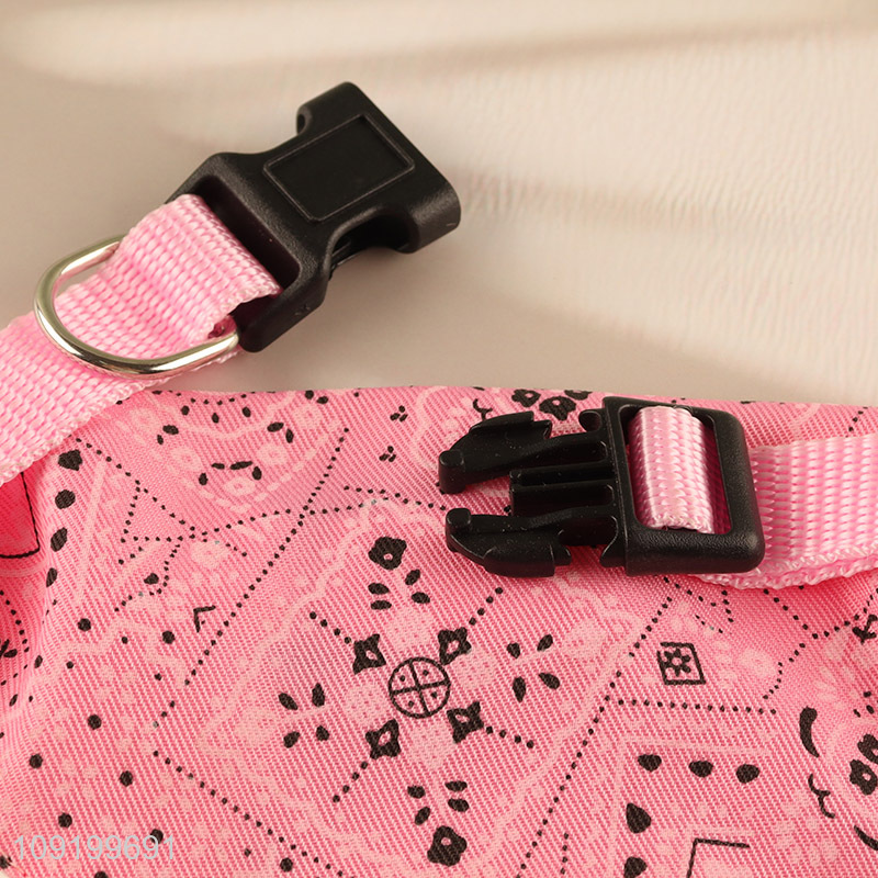 Good Quality Dog Bandana Custom Printed Adjustable Dog Bandana Scarf