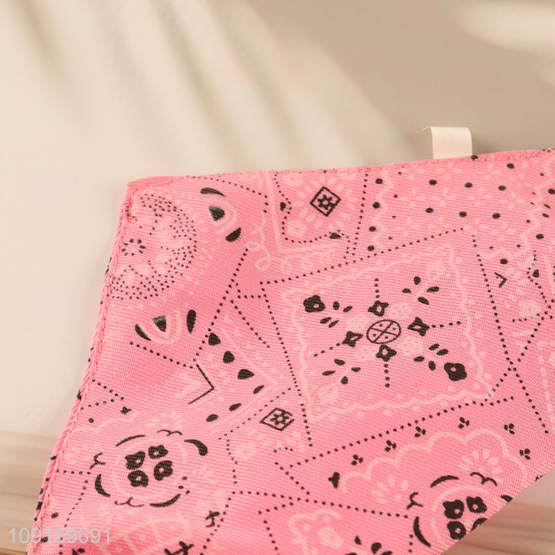 Good Quality Dog Bandana Custom Printed Adjustable Dog Bandana Scarf