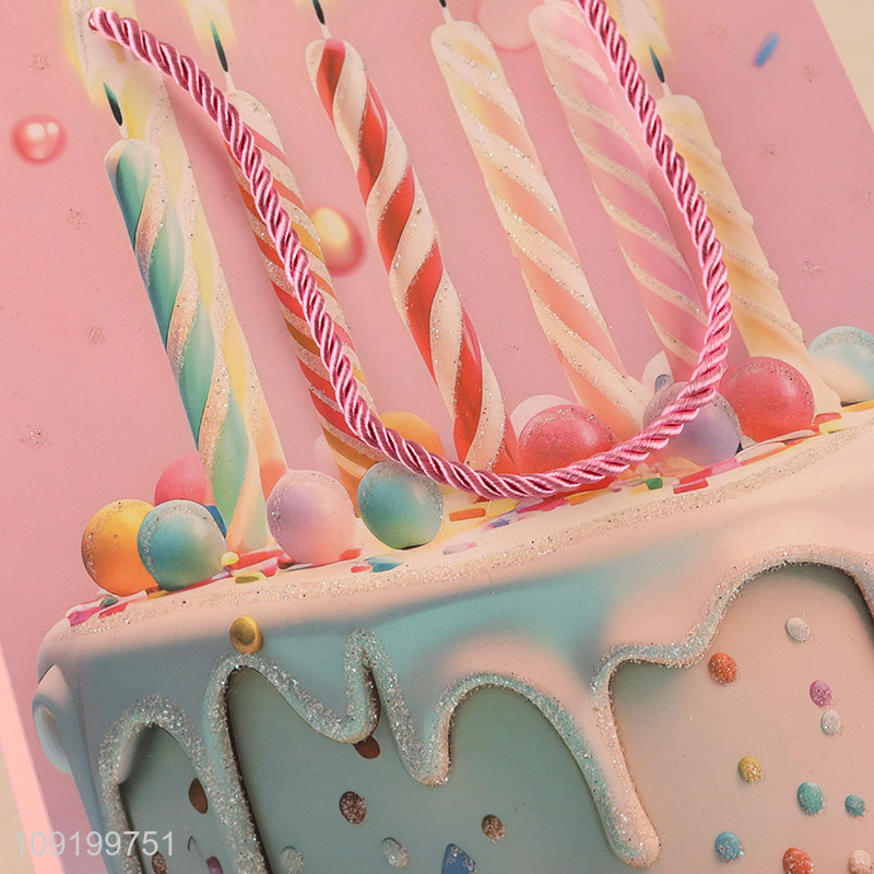 Hot Selling Birthday Gift Bag Reusable Paper Gift Bag for Presents