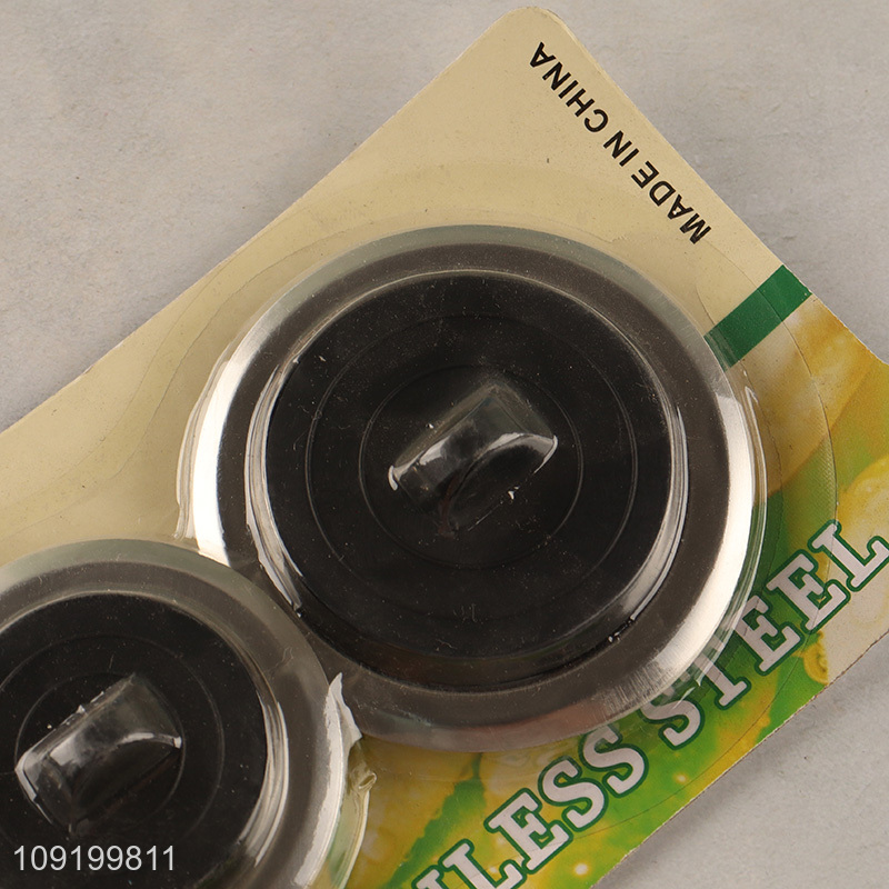 Factory Price 2 Pieces Sink Stoppers Bathtub Stoppers for Kitchen Bathroom