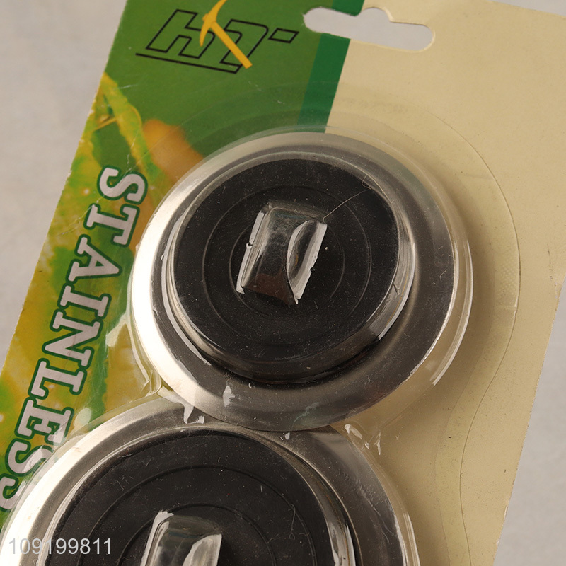 Factory Price 2 Pieces Sink Stoppers Bathtub Stoppers for Kitchen Bathroom