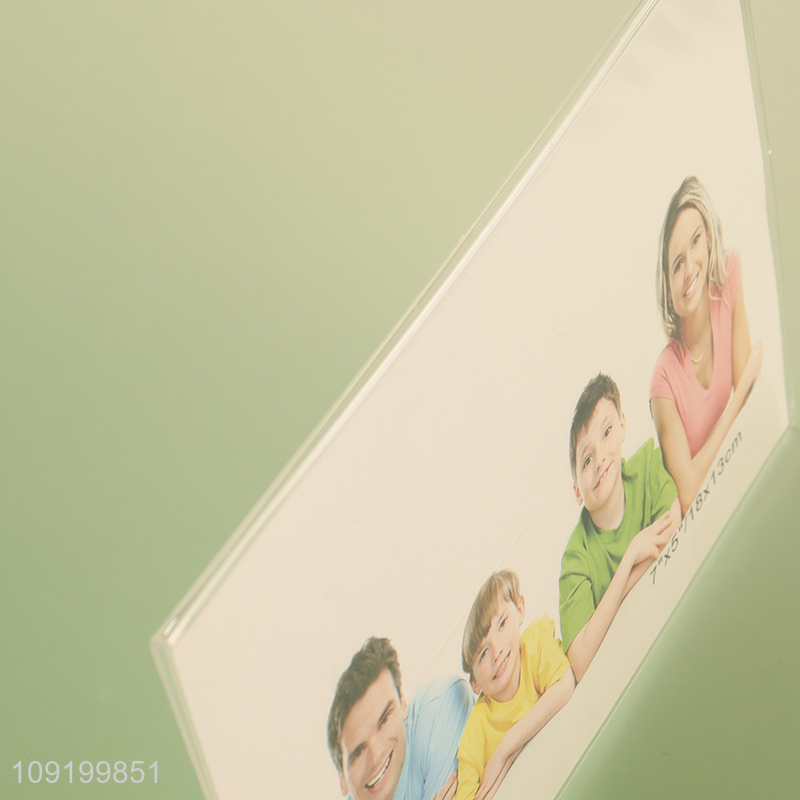 New Poduct 7X5 Inch Plastic Picture Frame for Home Tabletop Decor