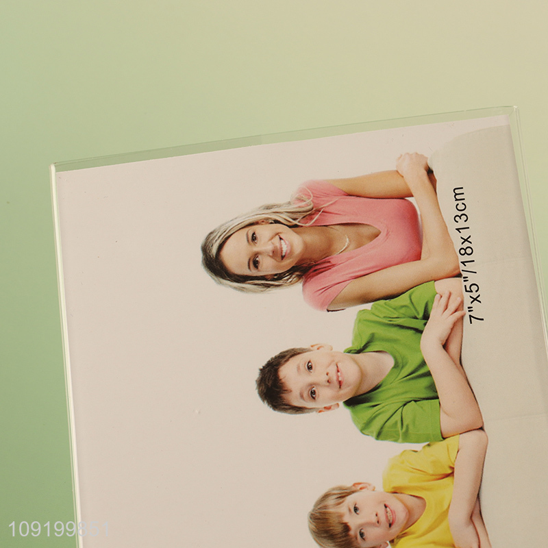 New Poduct 7X5 Inch Plastic Picture Frame for Home Tabletop Decor