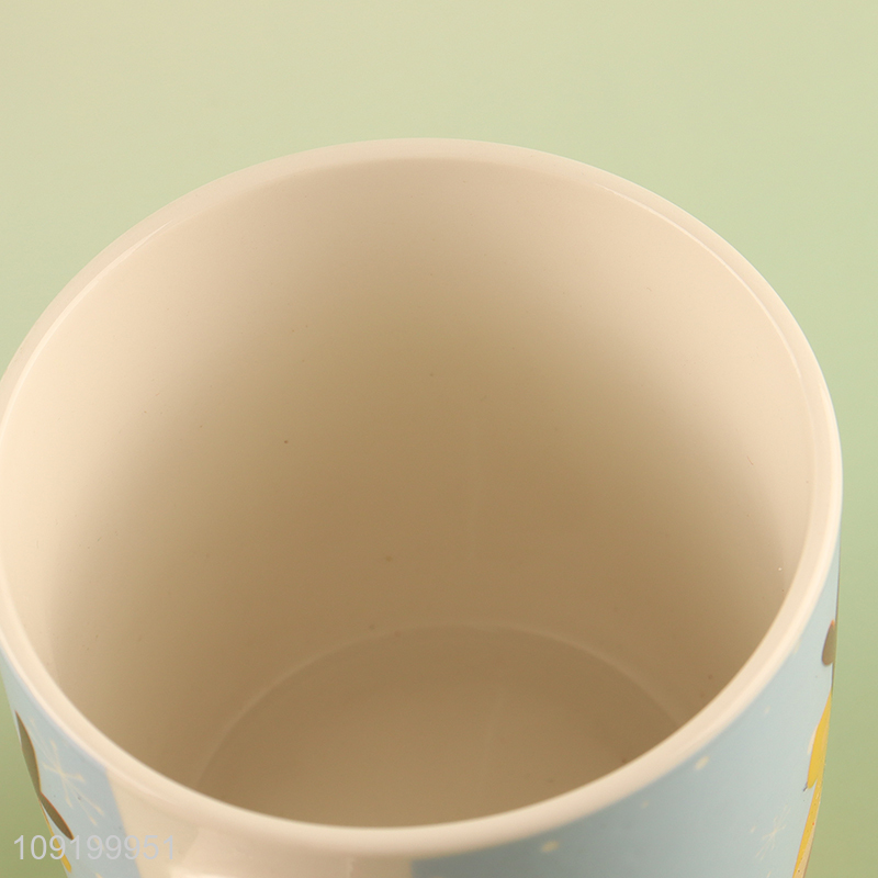 Online Wholesale 330ml Christmas Mug Ceramic Coffee Mug with Handle