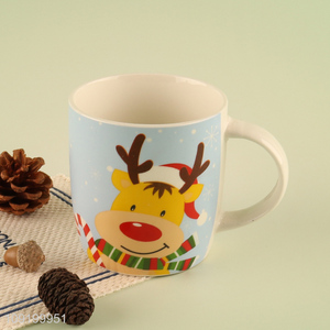 Online Wholesale 330ml Christmas Mug Ceramic Coffee Mug with Handle