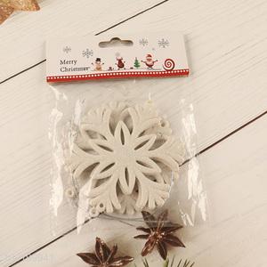 Wholesale 3 Pieces Winter Snowflake Hanging Ornaments Chritmas Tree Ornaments