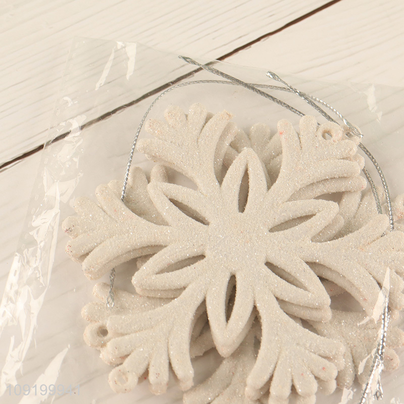 Wholesale 3 Pieces Winter Snowflake Hanging Ornaments Chritmas Tree Ornaments