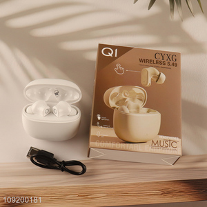 New Arrival Wireless Bluetooth Earbuds In-Ear Music Headphones for iPhone