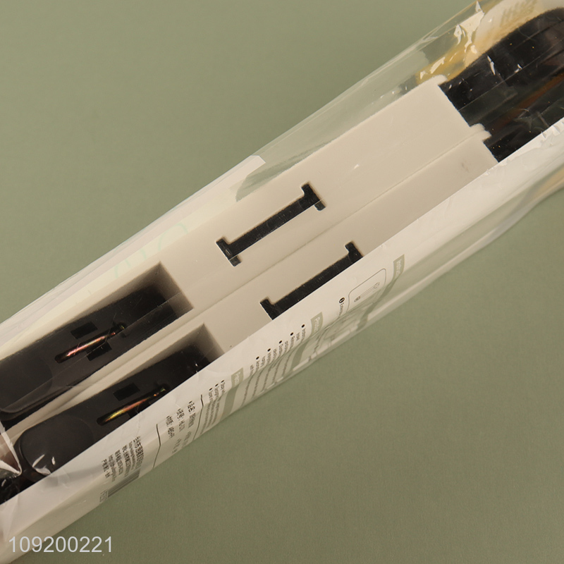 High Quality 2 Pack Travel Folding Plastic Clothes Hangers with Clips