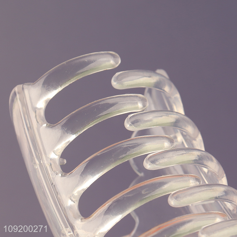 Online Wholesale Clear Plastic Hair Claw Clips Medium Hair Jaw Clips