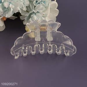 Online Wholesale Clear Plastic Hair Claw Clips Medium Hair Jaw Clips