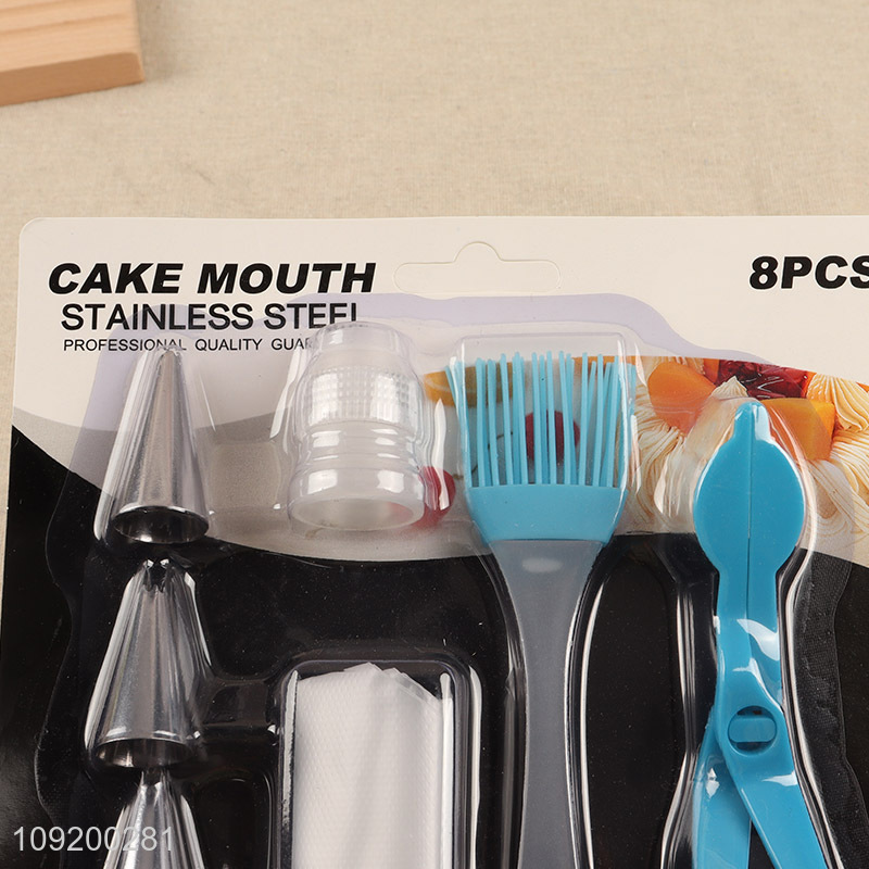 China products 8pcs baking tool cake decorating tool set for sale