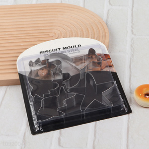 Factory supply stainless steel seaworld cookies cutter cookies mold biscuit mould