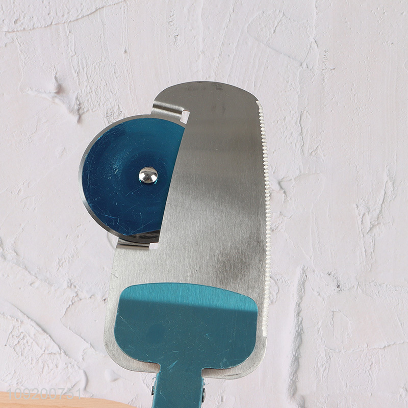 New arrival stainless steel pizza cutter pizza wheel pizza spatula for sale