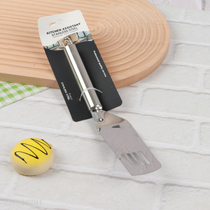 Best selling stainless steel kitchen utensil slotted spatula wholesale