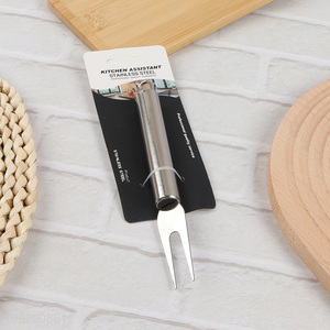 Yiwu market home kitchen gadget stainless steel cheese fork for sale