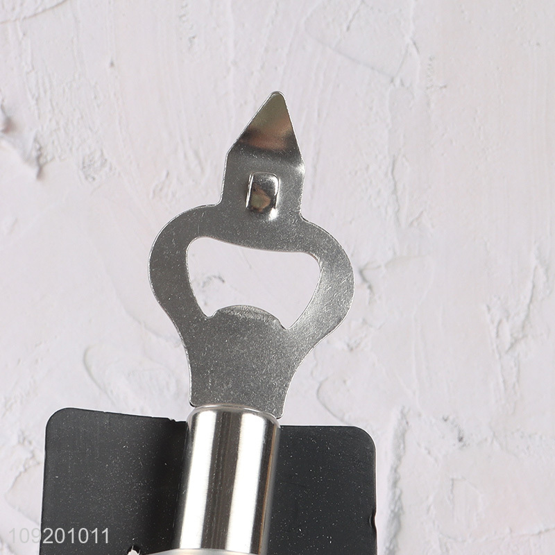 China wholesale stainless steel bottle opener cans opener