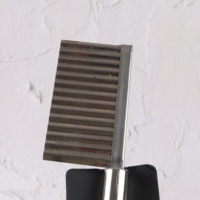 Yiwu market stainless steel potato slicer handheld french fry cutter