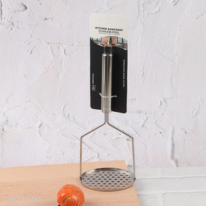 Popular products stainless steel potato press maunal potato masher