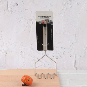 New arrival stainless steel potato press maunal potato masher for sale