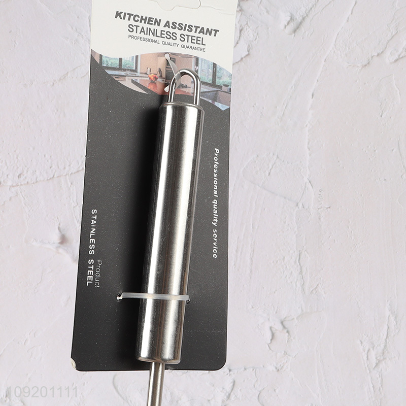 Yiwu market round stainless steel potato press maunal potato masher