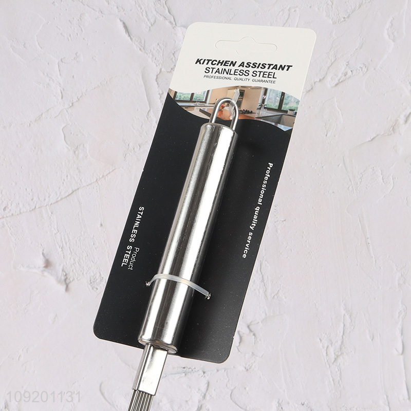 Top products stainless steel manual egg whisk egg beater for kitchen gadget