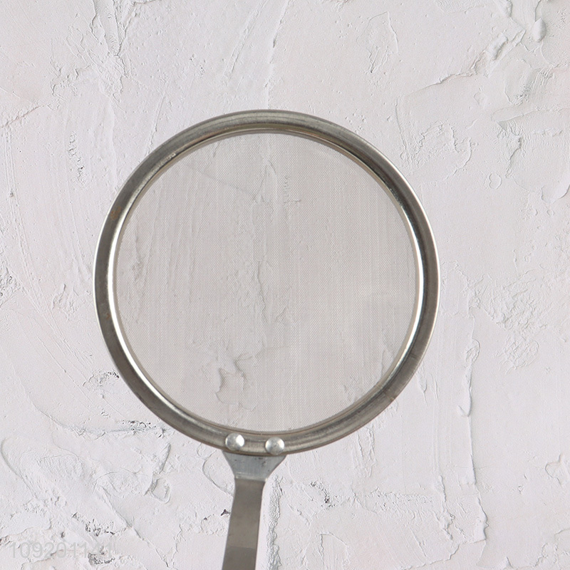 Wholesale Kitchen Tools Stainless Steel Strainers Mesh Oil Strainer