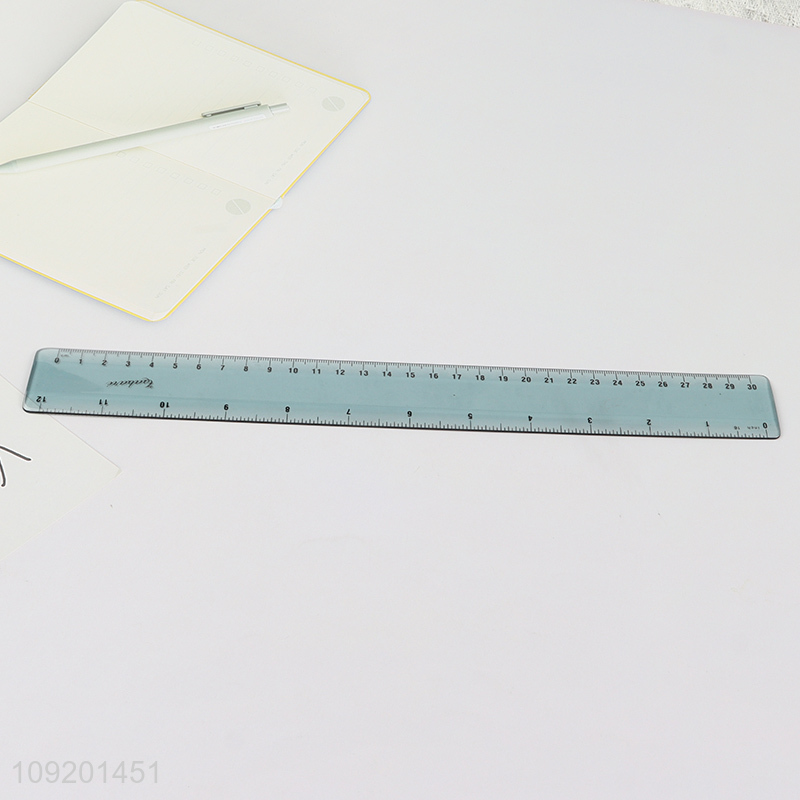 Factory price 4pcs school students stationery plastic ruler set