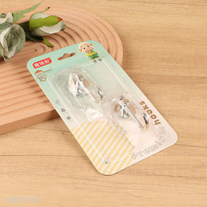 Hot products 2pcs household bathroom kitchen sticky hook wall hook