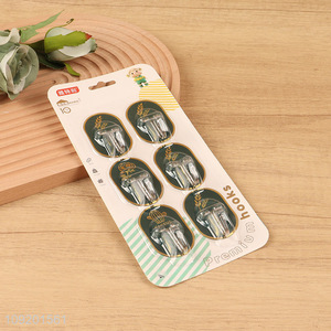 China supplier 6pcs household self-adhesive sticky hook wall hook