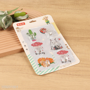 Hot selling 6pcs household heavy duty sticky hook wall hook set