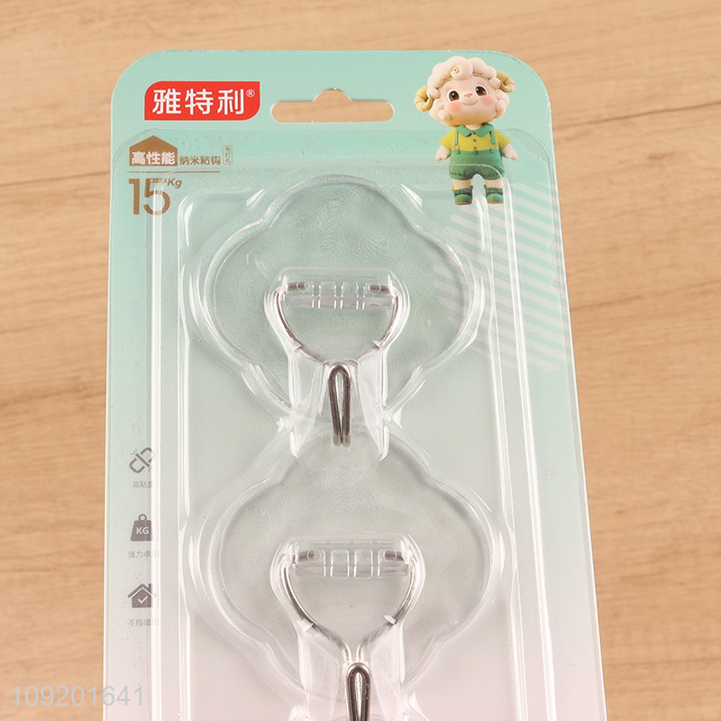 Yiwu market 3pcs heavy duty household sticky hook wall hook