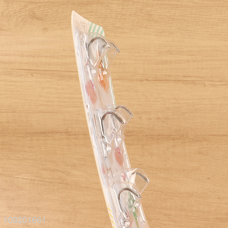 Hot selling 6pcs household heavy duty sticky hook wall hook set