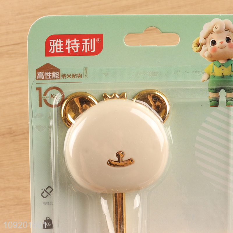Online wholesale 2pcs bear shape household sticky hook wall hook