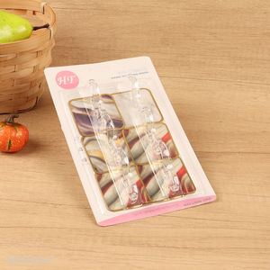 Popular products 8pcs household sticky hook adhesive hook for sale