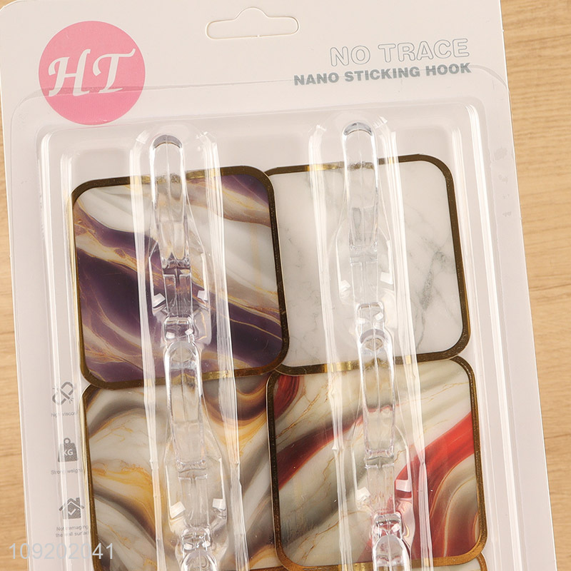 Popular products 8pcs household sticky hook adhesive hook for sale